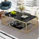 [Pre-Order] Home Studio Marble Coffee Table โต๊ะกลางสี่เหลี่ยมผืนผ้าท็อปหินอ่อน 2 ชั้น