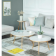 [Pre-Order] Home Studio Nordic Coffee Table Set ชุดโต๊ะกลางท็อปหินอ่อน ขาว