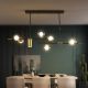 [Pre-Order] Home Studio  Luxury Long Table Chandelier โคมไฟแชนเดอเรียแต่งบ้าน ดำ