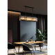 [Pre-Order] Home Studio  Luxury Bar Chandelier III โคมไฟแต่งบ้านติดเพดาน ดำ