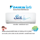 DAIKIN แอร์แบบติดผนัง  Inverter SMILE LITE รุ่น FTKF-UV2S ประหยัดไฟ เบอร์ 5 สีขาว + แถมท่อน้ำยาแอร์ 4 เมตร