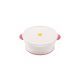 Richell Nd Bowl With Microwave Cover, A Cup Of Food For Feeding, Heat Resistant, Size 330 Ml.