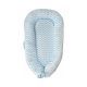 Babiesoft Soft Babynest Cushion, The New Model Series4 Cotton Breatable Fabric. Breathing For Newborns-9 Months Zblue.