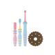 Richell Baby Toothbrush Set, Silicone Baby Toothbrush Set, Nylon Nylon B Bristles, 3-6 Months (20116)