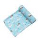 Premium grade diaper cloth [Site 60x60cm] Saker Bamboo70%+Cotton30% [Blue Bear pattern]