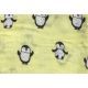 Premium grade diaper cloth [Site 60x60cm] Saker Bamboo70%+Cotton30% [Enjoy Penguin pattern]