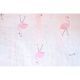 Premium grade diaper cloth [Site 60x60cm] Saker Bamboo70%+Cotton30% [Flamingo pattern]