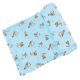 Premium grade diaper cloth [Site 60x60cm] Saker Bamboo70%+Cotton30% [Blue cat pattern]