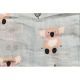 Premium grade diaper cloth [Site 60x60cm] Saker Bamboo70%+Cotton30% [Koala Garden pattern]