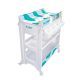 Nanny 3In1 Bathing Tables With Cushions For Dressing And Storage Shelves, Wheels For Easy Moving. Made From Pp Plastic