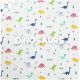 Airry Breatable Matress Sheet (Size S-65) Can Be Breathed. For 65X95X5 Cm Cushions, Dinosaurs