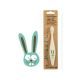 Jack N 'Jill, An Organic Toothbrush, Dino Corn Powder Material, Soft Bristles For Younger 1 Year Or Older. Bunny Pattern.