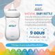 Genuine Thai Philips Avent, Natural Baby Bottle Milk Bottle, 9 Ounces With 1 Month, 1 Bottle Of 1 Bottle