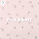 Airry Breatable Matress Sheet Cotton (Size L-60). For 60X120 Cm Cushions Pink Bunny