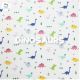 Airry Breatable Matress Sheet Cotton (Size L-60). For Seats, Size 60X120 Cm. Dinosaur