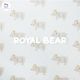 Airry Breatable Matress Sheet Cotton (Size L-60). For 60X120 Cm. Royal Bear