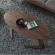 [Pre-Order] Home Studio Wooden Oval Coffee Table โต๊ะกลางไม้ทรงวงรี