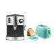 เซ็ตคาเฟ่คาใจ SM-CFM2022 เครื่องชงกาแฟ Coffee Maker + SM-T650 เครื่องปิ้งขนมปังพร้อมฝาปิด