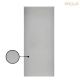 PROUD Model MD01 PVC bathroom door smooth door Coating door Antimold and black period size 80x200x35 cm