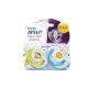 Philips Avent Classic Fashion 0-6M (Mixed Boy & Girl) (1 Box With 2 Pieces) * Thai Products * White-Blue