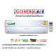 CENTRALAIR แอร์ติดผนัง FIXED-SPEED  รุ่น 2AFE SERIES สีขาว ขนาด 9,200 BTU + แถมท่อนํ้ายาแอร์ 4 เมตร (เฉพาะเครื่อง)