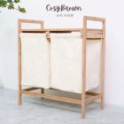 Cozybrown [Pre-Order] ตะกร้าผ้าไม้สนนิวซีแลนด์สไตล์มินิมอล