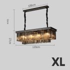 [Pre-Order] Home Studio  Luxury Black Chandelier IV โคมไฟแต่งบ้านติดเพดาน