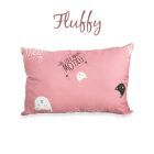 ZDECOR FLUFFY Synthetic Bond Size 17 x 27 inches Pink Cat pattern