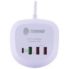 Toshino โตชิโน ปลั๊ก PD+QC 20W 2USB ยาว 1.2 เมตร รุ่น TS-1PD