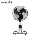 LUCKY MISU ลัคกี้มิตซู พัดลมขากบ 20 นิ้ว รุ่นประหยัดไฟ สไลด์ 96-111cm (สีดำ) PM201