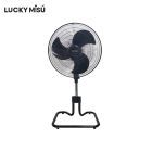 LUCKY MISU ลัคกี้มิตซู พัดลมขากบ 18 นิ้ว สไลด์ 86-100cm (สีดำ) ประหยัดไฟเบอร์5 LM54