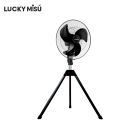 LUCKY MISU ลัคกี้มิตซู พัดลมอุตสาหกรรมสามขา รุ่นลมแรงพิเศษ 22 นิ้ว (สีเทา) LM522