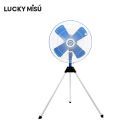 LUCKY MISU ลัคกี้มิตซู พัดลมอุตสาหกรรมสามขา รุ่นลมแรงพิเศษ 24 นิ้ว (สีดำ) LM14