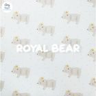 Airry Breatable Matress Sheet (Size L-70), A Bed Linen, Can Breathe Through For Seats, Size 70X120 Cm. Royal Bear