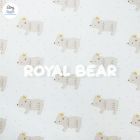 Airry Breatable Matress Sheet (Size S-65) Can Be Breathed. For 65X95X5 Cm Cushions. Royal Bear.