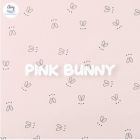 Airry Breatable Matress Sheet Cotton (Size L-60). For 60X120 Cm Cushions Pink Bunny