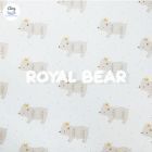 Airry Breatable Matress Sheet Cotton (Size L-60). For 60X120 Cm. Royal Bear