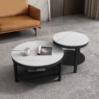 [Pre-Order] Home Studio Marble Coffee Table Set V ชุดโต๊ะกลางห้องรับแขกหินอ่อน