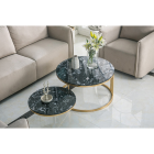 [Pre-Order] Home Studio 2 Layers Marble Table ชุดโต๊ะกลางลายหินอ่อนพับเก็บได้