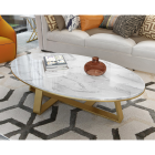 [Pre-Order] Home Studio Luxury Marble Coffee Table โต๊ะกลางสไตล์ยุโรป Set สีขาว