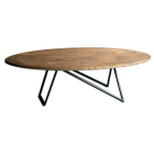 [Pre-Order] Home Studio Loft Oval Coffee Table ชุดโต๊ะกลางห้องรับแขกวงรี สไตล์ลอฟท์