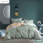 FRILLOW ปลอกผ้านวม ผ้าเทนเซล ขนาด 100"x90", ดีไซน์ - Viridescent, The Mystique Collection สี Majesty Green