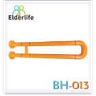 Elderlife ราวจับผู้สูงอายุ ตัว U สแตนเลส หุ้มพลาสติกสีส้ม รุ่น BH-013