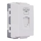 HACO เต้ารับโทรศัพท์ RJ12 6 สาย Telephone Socket 6 Core รุ่น TJ-W8201TU