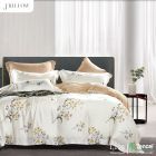 CHARM Frillow 5 FT Tensell sheets, Design - Lady Daphne, The MAJESTY WHITE color