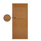 PROUD Model MD03 PVC bathroom door smooth door Coating door Antimold and black period size 80x200x35 cm