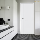 PROUD Model MG01 white door smooth door UPVC bathroom door no black stains and mold size 70x200x35 cm