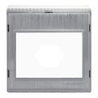 HACO ชุดหน้ากากพร้อมบล็อค ติดตั้งลอย สีเทา Switch cover plate Grey color (M6-66mm) รุ่น M6-CP/G