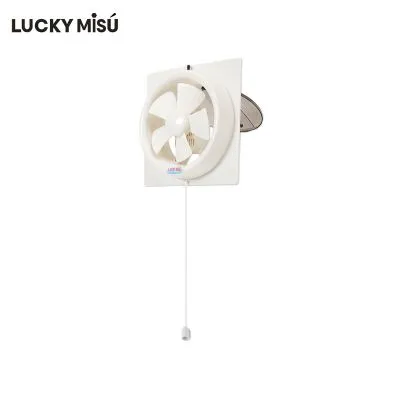 LUCKY MISU ลัคกี้มิตซู พัดลมระบายอากาศ รุ่นติดกระจก 6 นิ้ว (สีขาว) LM2