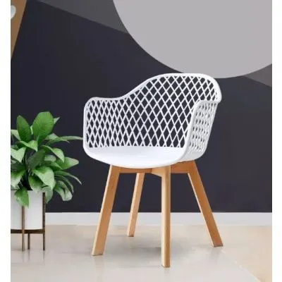 TS Modern Living เก้าอี้โมเดิร์น Modern chair เก้าอี้พลาสติก PP เก้าอี้กินข้าว เก้าอี้ร้านอาหาร เก้าอี้คาเฟ่ รุ่น CH0122